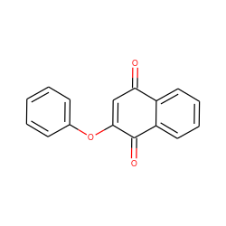 O=C1C=C(Oc2ccccc2)C(=O)c2ccccc21 ZINC000029041092