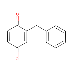 O=C1C=CC(=O)C(Cc2ccccc2)=C1 ZINC000117383342