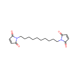 O=C1C=CC(=O)N1CCCCCCCCCCN1C(=O)C=CC1=O ZINC000001677065