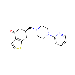 O=C1C[C@@H](CN2CCN(c3ccccn3)CC2)Cc2sccc21 ZINC000013471653