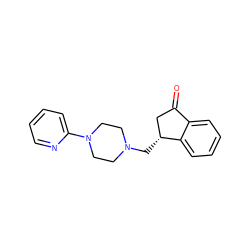 O=C1C[C@@H](CN2CCN(c3ccccn3)CC2)c2ccccc21 ZINC000013471604