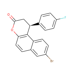 O=C1C[C@@H](c2ccc(F)cc2)c2c(ccc3cc(Br)ccc23)O1 ZINC000029136180