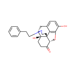 O=C1CC[C@]2(O)[C@@H]3Cc4ccc(O)c5c4[C@]2(CCN3CCc2ccccc2)[C@@H]1O5 ZINC000224407686