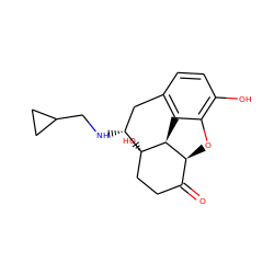 O=C1CC[C@]2(O)[C@H]3c4c(ccc(O)c4O[C@@H]13)C[C@H]2NCC1CC1 ZINC000049036074