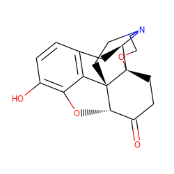 O=C1CC[C@]23OCCN4CC[C@@]25c2c(ccc(O)c2O[C@@H]15)C[C@@H]43 ZINC000049090051