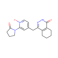 O=C1CCCN1c1cc(Cc2n[nH]c(=O)c3c2CCCC3)cc[n+]1[O-] ZINC000167825531