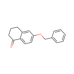 O=C1CCCc2cc(OCc3ccccc3)ccc21 ZINC000039171703