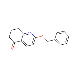 O=C1CCCc2nc(OCc3ccccc3)ccc21 ZINC000028967402