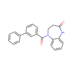 O=C1CCN(C(=O)c2cccc(-c3ccccc3)c2)c2ccccc2N1 ZINC001772571668