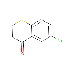 O=C1CCSc2ccc(Cl)cc21 ZINC000000106039