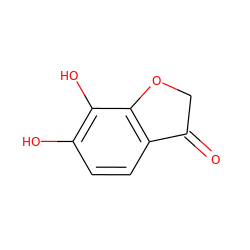 O=C1COc2c1ccc(O)c2O ZINC000001670007