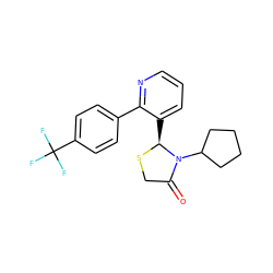 O=C1CS[C@@H](c2cccnc2-c2ccc(C(F)(F)F)cc2)N1C1CCCC1 ZINC000028819696