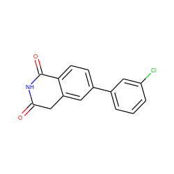 O=C1Cc2cc(-c3cccc(Cl)c3)ccc2C(=O)N1 ZINC000653709142