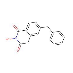 O=C1Cc2cc(Cc3ccccc3)ccc2C(=O)N1O ZINC000299868094