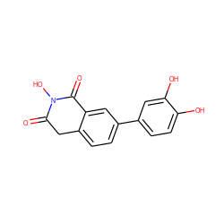 O=C1Cc2ccc(-c3ccc(O)c(O)c3)cc2C(=O)N1O ZINC000040847075