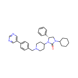 O=C1N(C2CCCCC2)C[C@@H](c2ccccc2)N1C1CCN(Cc2ccc(-c3cncnc3)cc2)CC1 ZINC000034804892