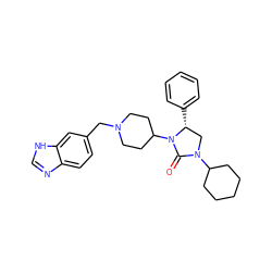 O=C1N(C2CCCCC2)C[C@@H](c2ccccc2)N1C1CCN(Cc2ccc3nc[nH]c3c2)CC1 ZINC000096285446