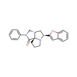 O=C1N(c2ccccc2)C[C@@H]2C[C@@H](c3cc4ccccc4o3)N3CCC[C@@]123 ZINC000011933856