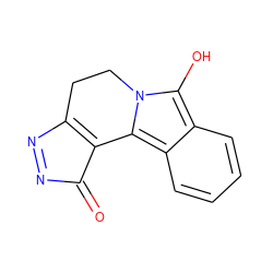 O=C1N=NC2=C1c1c3ccccc3c(O)n1CC2 ZINC000006576380