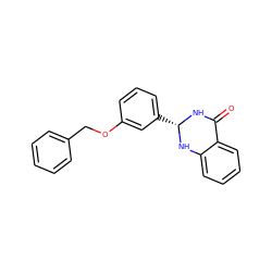 O=C1N[C@@H](c2cccc(OCc3ccccc3)c2)Nc2ccccc21 ZINC000000410053