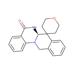 O=C1N[C@@H]2N(Cc3ccccc3C23CCOCC3)c2ccccc21 ZINC000001751965