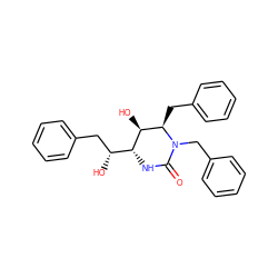 O=C1N[C@H]([C@H](O)Cc2ccccc2)[C@@H](O)[C@@H](Cc2ccccc2)N1Cc1ccccc1 ZINC000006580667