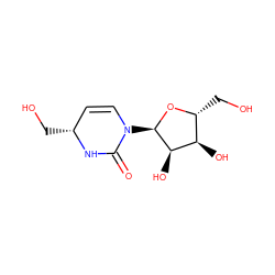 O=C1N[C@H](CO)C=CN1[C@H]1O[C@H](CO)[C@@H](O)[C@H]1O ZINC000049114585