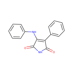 O=C1NC(=O)C(c2ccccc2)=C1Nc1ccccc1 ZINC000002035513