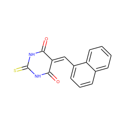 O=C1NC(=S)NC(=O)C1=Cc1cccc2ccccc12 ZINC000000068421