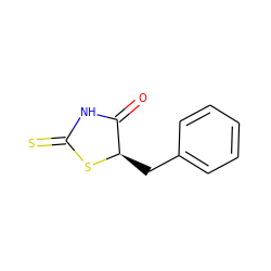 O=C1NC(=S)S[C@@H]1Cc1ccccc1 ZINC000073310361