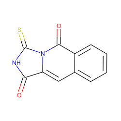 O=C1NC(=S)n2c1cc1ccccc1c2=O ZINC001772631658