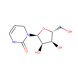 O=C1NC=CCN1[C@H]1O[C@H](CO)[C@@H](O)[C@H]1O ZINC000049048591