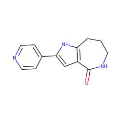 O=C1NCCCc2[nH]c(-c3ccncc3)cc21 ZINC000028970410