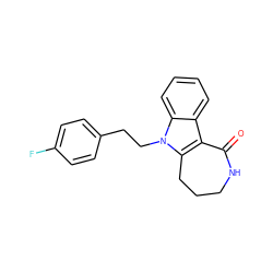 O=C1NCCCc2c1c1ccccc1n2CCc1ccc(F)cc1 ZINC001772592265