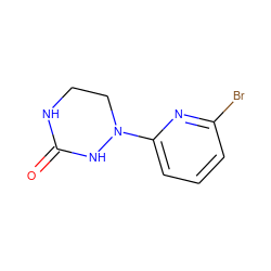 O=C1NCCN(c2cccc(Br)n2)N1 ZINC000013759096