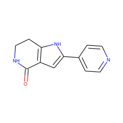 O=C1NCCc2[nH]c(-c3ccncc3)cc21 ZINC000016052718