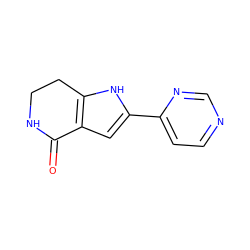 O=C1NCCc2[nH]c(-c3ccncn3)cc21 ZINC000028970215