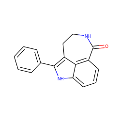 O=C1NCCc2c(-c3ccccc3)[nH]c3cccc1c23 ZINC000000026221