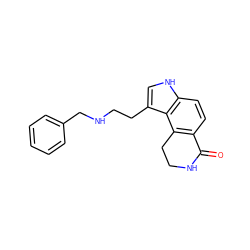 O=C1NCCc2c1ccc1[nH]cc(CCNCc3ccccc3)c21 ZINC000043066286