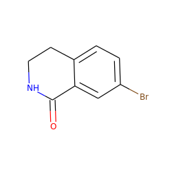 O=C1NCCc2ccc(Br)cc21 ZINC000021304142