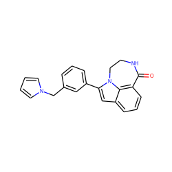 O=C1NCCn2c(-c3cccc(Cn4cccc4)c3)cc3cccc1c32 ZINC000028395170