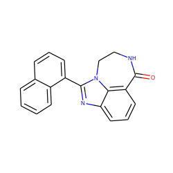 O=C1NCCn2c(-c3cccc4ccccc34)nc3cccc1c32 ZINC000013492939