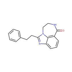 O=C1NCCn2c(CCc3ccccc3)nc3cccc1c32 ZINC000003817197