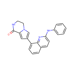 O=C1NCCn2cc(-c3cccc4ccc(Nc5ccccc5)nc34)cc21 ZINC000222403916