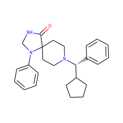 O=C1NCN(c2ccccc2)C12CCN([C@H](c1ccccc1)C1CCCC1)CC2 ZINC000028886092