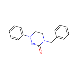 O=C1NN(c2ccccc2)CCN1Cc1ccccc1 ZINC000013759121