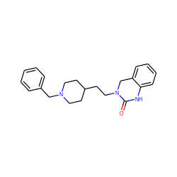 O=C1Nc2ccccc2CN1CCC1CCN(Cc2ccccc2)CC1 ZINC000003814235