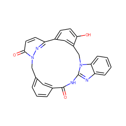 O=C1Nc2nc3ccccc3n2Cc2cc(ccc2O)-c2ccc(=O)n(n2)Cc2cccc1c2 ZINC000299827328