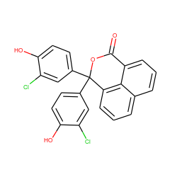 O=C1OC(c2ccc(O)c(Cl)c2)(c2ccc(O)c(Cl)c2)c2cccc3cccc1c23 ZINC000013477123