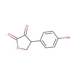 O=C1OCC(c2ccc(O)cc2)C1=O ZINC000040378998